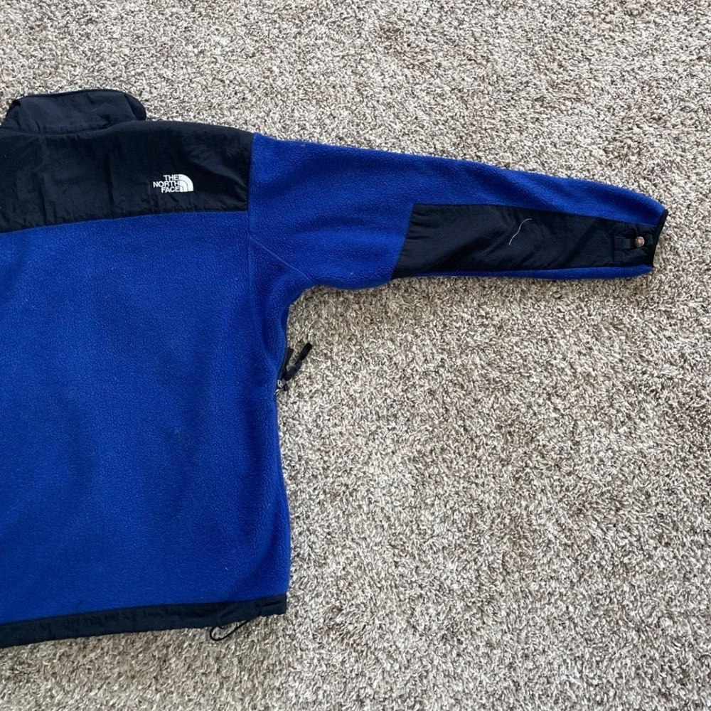 Vintage The North Face Denali Polartec Fleece Jacket‎ Blue Mens Medium Zip Up